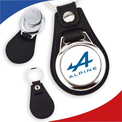 Porte clés simili cuir - en,