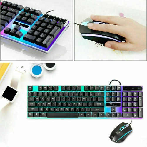 Nuovo set mouse - tastiera, led