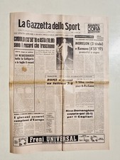 GAZZETTA DELLO SPORT 18 AGOSTO 1969 MONTEBELLUNA-CAGLIARI 1-5 RIVA DOMENGHINI
