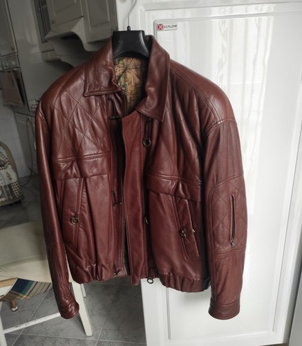 Giubbotto pelle uomo 50 - pelle,