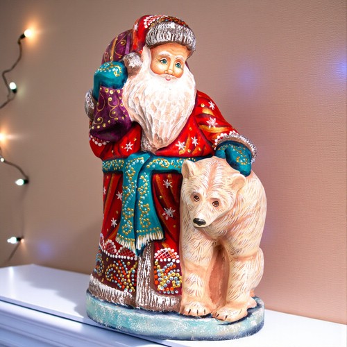 Statuina babbo natale - babbo, 9"