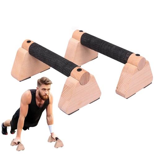Parallettes barre legno push - parallettes,