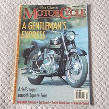 Vintage The Classic Motorcycle Magazine February 2002 Gentleman's Express