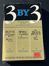 3 By 3 Masterworks Southern Gothic Betts Grau Steadman PB 1985 Rare Unabridged