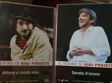 TEATRO DI GIGI PROIETTI-Serata D’onore DVD + Attore a modo mio DVD + Folder