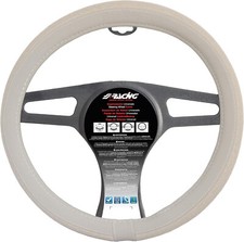 Coprivolante Simoni Racing per Fiat 500 Ecopelle e Cotone Copri Volante beige