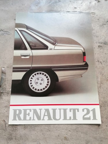 Renault brochure depliant - 21,