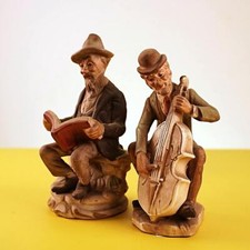 coppia di statuine in ceramica