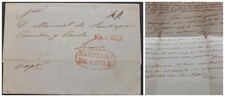 O) 1849 CHILE, PREPHILATELIC