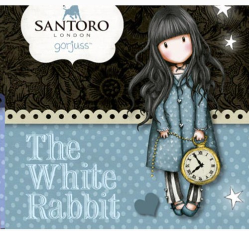 White rabbit santoro gorjuss - white,