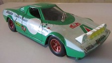 Modellino Martoys Lancia Stratos Rally Alitalia Verde 1/24 Macchina Car Model