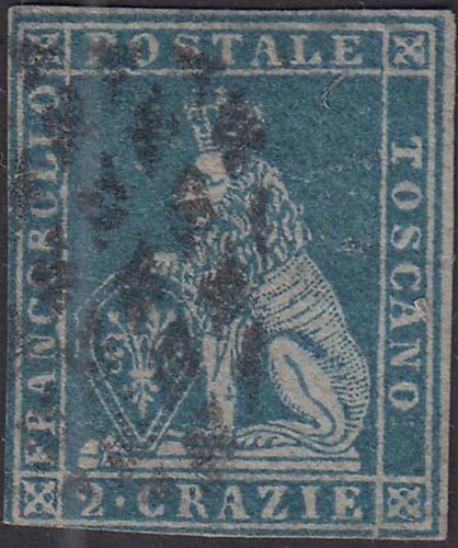Toscana 2cr azzurro chiaro - chiaro, su