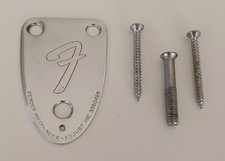 * * * Original Vintage Fender Stratocaster/Telecaster USA 3-Bolt NeckPlate * * *
