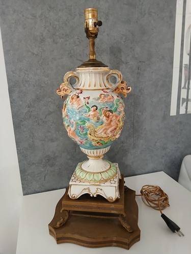 Antica lampada tavolo - lampada, da