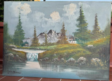 DIPINTO OLIO SU TELA FIRMATO