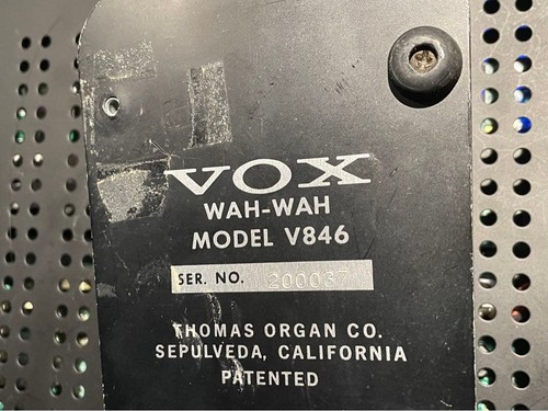 Vox v846 wah - vox, 200037