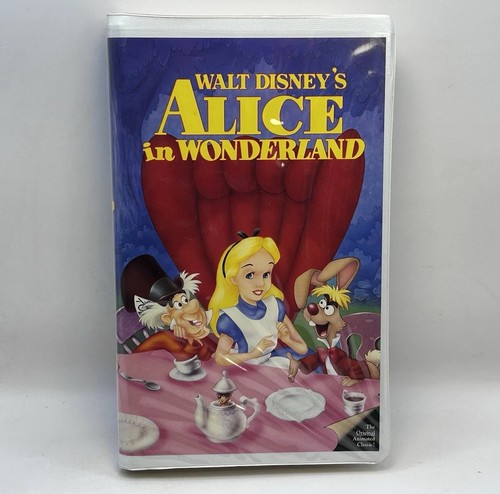 Alice wonderland vhs disney - vhs,