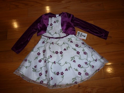 Abito bambina bianco floreale