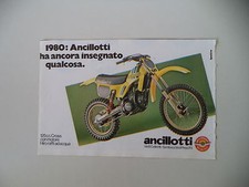 advertising Pubblicità 1980 MOTO ANCILLOTTI 125 CROSS HIRO