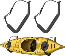 Kayak Storage Racks, Heavy Duty Garage Hangers, Jumbo Wall Hooks for Canoe, Ladd