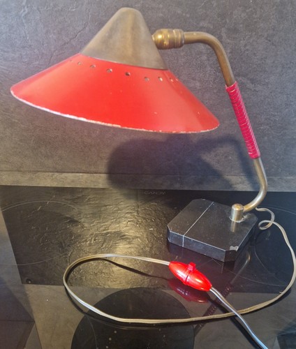 Lampe vintage année - vintage, rouge