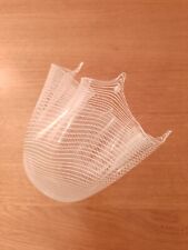 Vaso in vetro di Murano a fazzoletto decorato Murrina originale. 