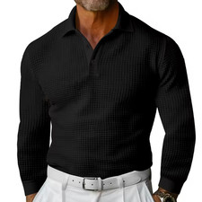 Polo uomo manica lunga casual