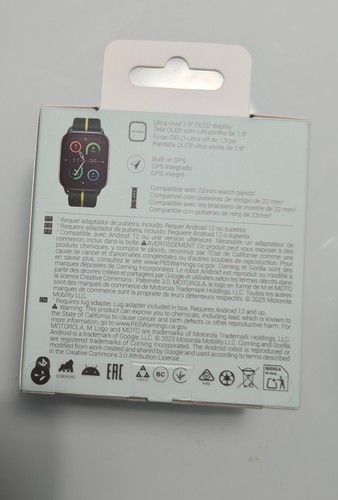 Moto watch fit nuovo - fit, mai
