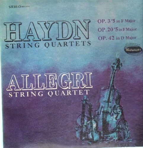 Haydn string quartets - string, lp