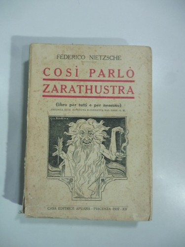 Cosi parlo zarathustra f - cosi', zarathustra.
