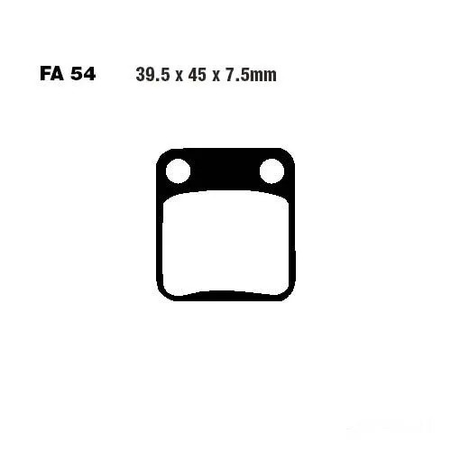 Pastiglie freno ebc - ebc, fa054hh