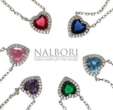 collana ciondolo cuore argento