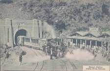 INDIA Barogh Station Kalka Simia railway 1910s PC - rare !