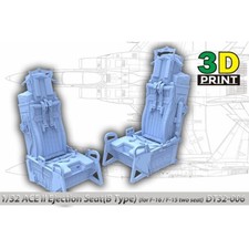 Dvision #32006 1/32 ACE II Set sedili di espulsione (tipo B) per F-16D/E/I, F-15A/B/D/E