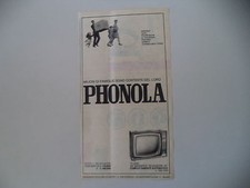 advertising Pubblicità 1964 PHONOLA TELEVISORE /RADIO
