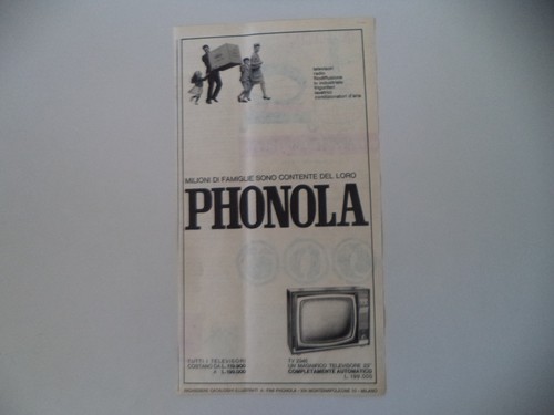 Advertising pubblicità 1964 - advertising,