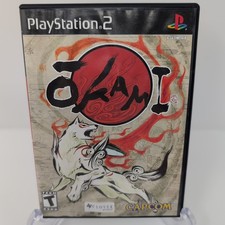Okami (PS2, 2006) 1a stampa etichetta nera - completo CIB - manuale come nuovo, disco ottime condizioni