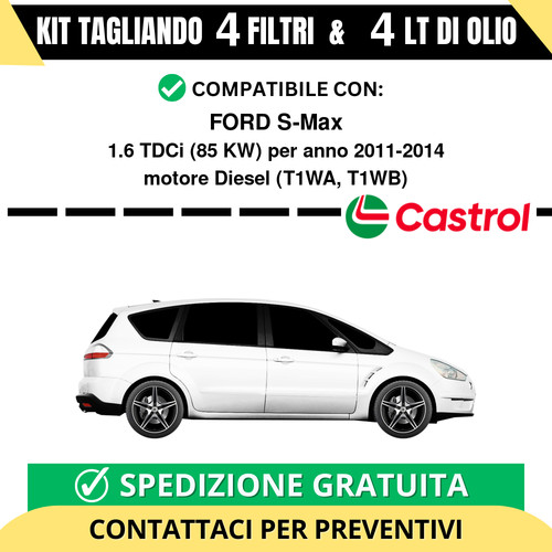 Tagliando per ford - tagliando, 1.6