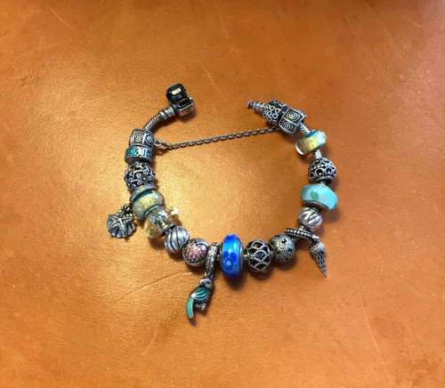 Bracciale pandora con charms - bracciale,