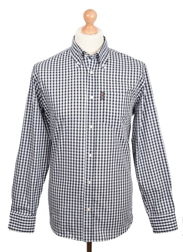 Camicia trojan records gingham - records,