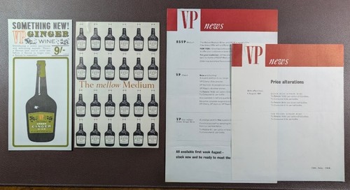 1964 wines promotional - 1964, vp