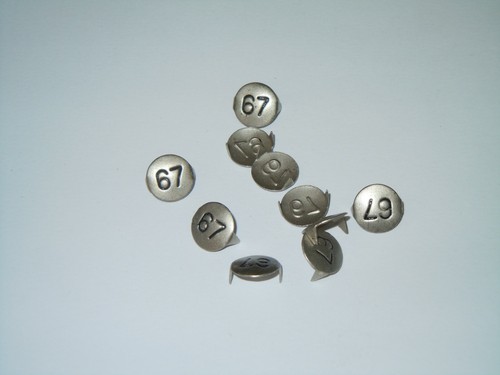 Pulce tondino numerale - , per