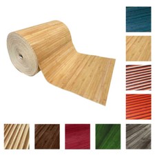 Tappeto Runner in Bambù a Listelli, Fondo Antiscivolo Gommato