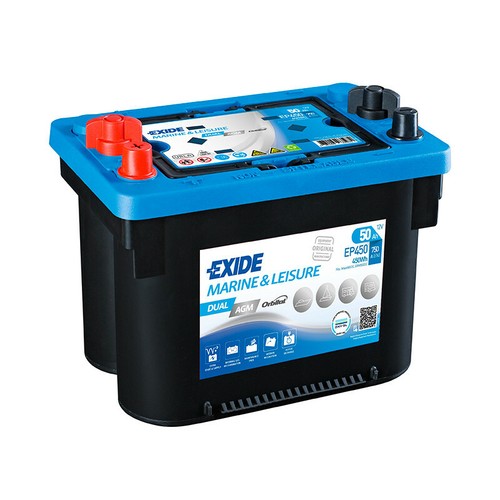 Batteria exide dual agm - agm, ep450