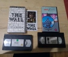 Pink Floyd Roger Waters Lotto 2 VHS The Wall Berlin In Concert