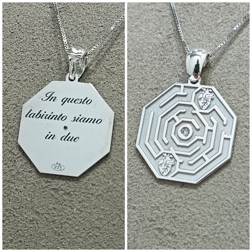 Collana con ciondolo - con,