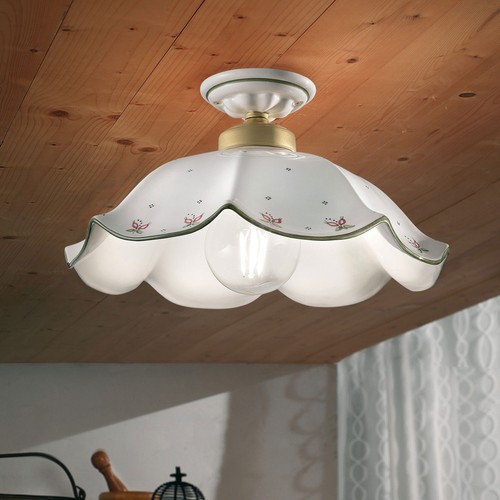Ferroluce plafoniera rustica - ferroluce,