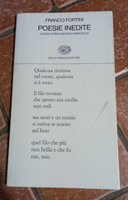 FRANCO FORTINI  - POESIE