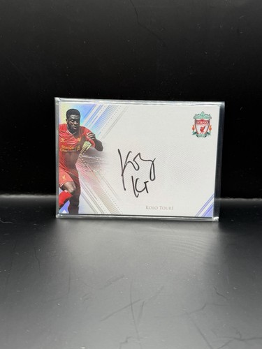 Kolo toure card auto - 1/1,