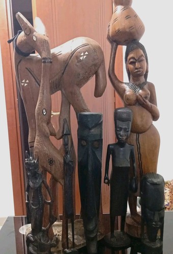 Statue maschere vintage - +,
